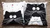 'Loving Feline' cushion cover - limited stock