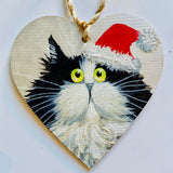 Fluffy Santa Tux - ornament