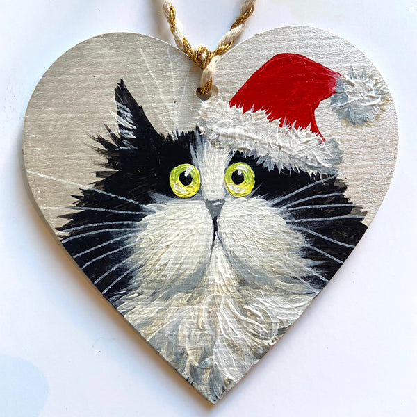 Fluffy Santa Tux - ornament