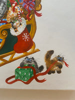 'Santa's Little Helpers' painting