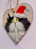 Fluffy Santa Tux - ornament