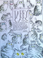 'Tabby Cats' mounted print