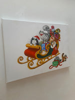 'Santa's Little Helpers' painting