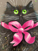 'Pink Bow' painting