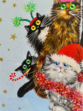 ‘Party kittens' painting