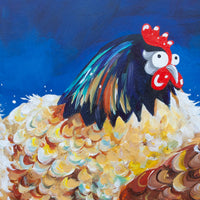 'Hen Night' original painting