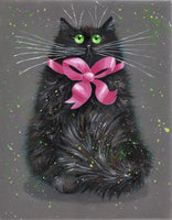 'Pink Bow' painting