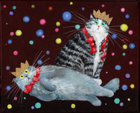 'Party Cats' painting