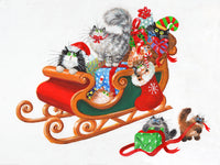 'Santa's Little Helpers' painting