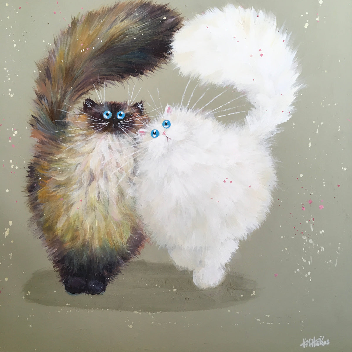 'Double Puff' painting – Kim Haskins Art