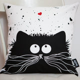 'Loving Feline' cushion cover - limited stock